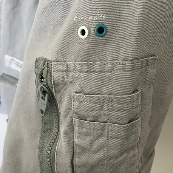 C2H4 LA fashion brand Men's Gray Bomber Jacket - Picture 3 of 5